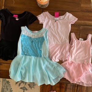 Lot of 4 Toddler Leotards